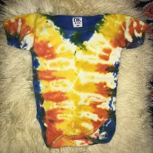 GUC DK Kids tie dye onesie